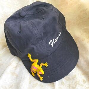 Toddler Boy/Girls Frog charm & Florida lettering Sun Hat Baseball Cap 3T - 8T